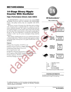 MC74HC4060AFEL datasheet  